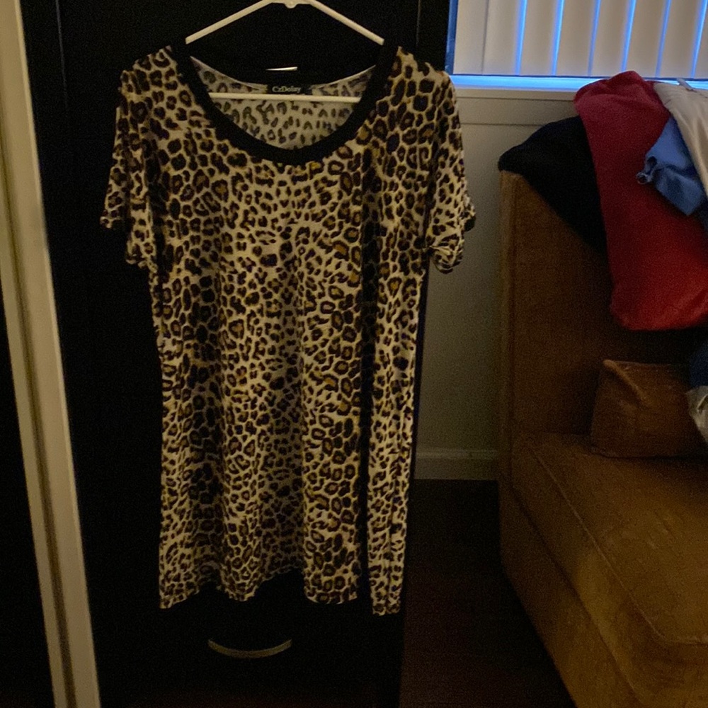 CZ Dolay Leopard Print Nightshirt